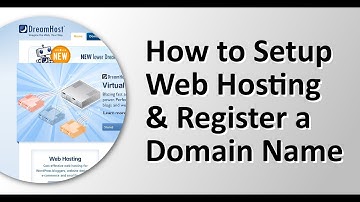 How to setup web hosting and registering a domain name with Dreamhost