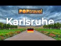 Walking in karlsruhe  germany  city center  4k60 u.