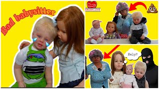 Reborn Family Hires a New Babysitter Compilation funny skits videos