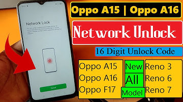 Oppo A15 Network Unlock | CPH2185 16 Digit Unlock Code | How to Unlock Oppo A15 Country Unlock