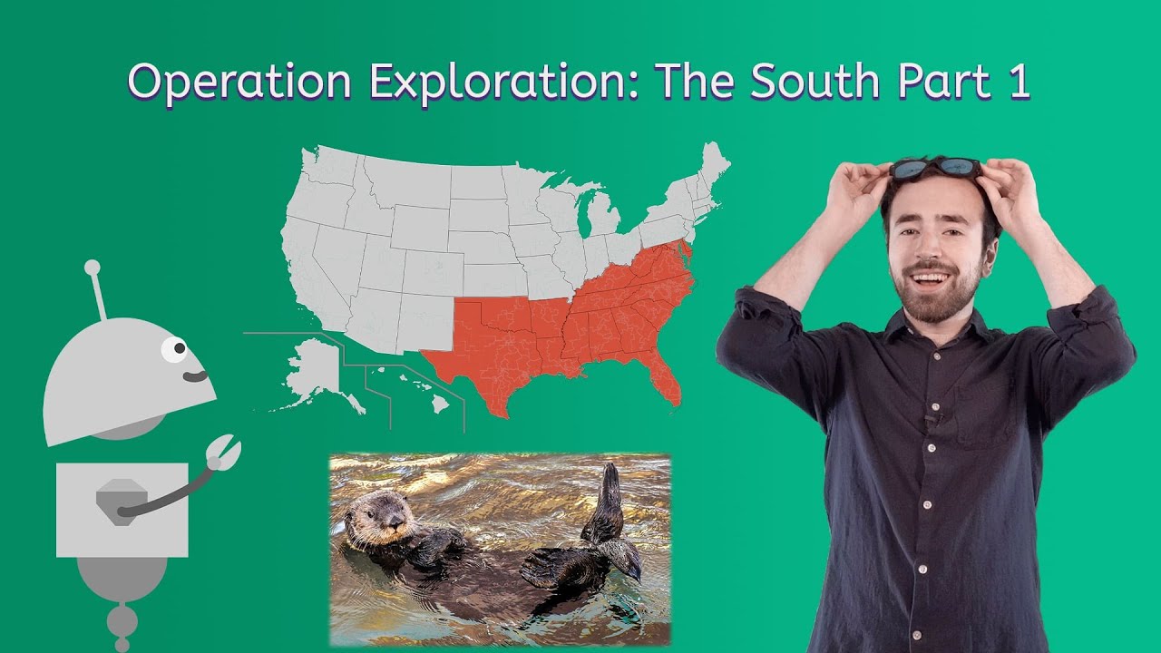 Operation Exploration: The South Part 1 - US Geography for Kids!