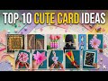 Top 10 cute card idea Il Easy Paper crafts anyone can Do ll clay craft ll