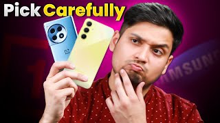 Samsung Galaxy A55 vs OnePlus 12R Full Comparison ⚡⚡- Don't Buy Before Watching THIS!!