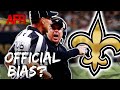 Evidence of officiating bias against the Saints?