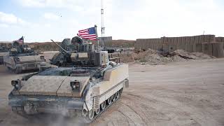 Coalition Forces Maintain Regional Security, Stability with Bradley Fighting Vehicles