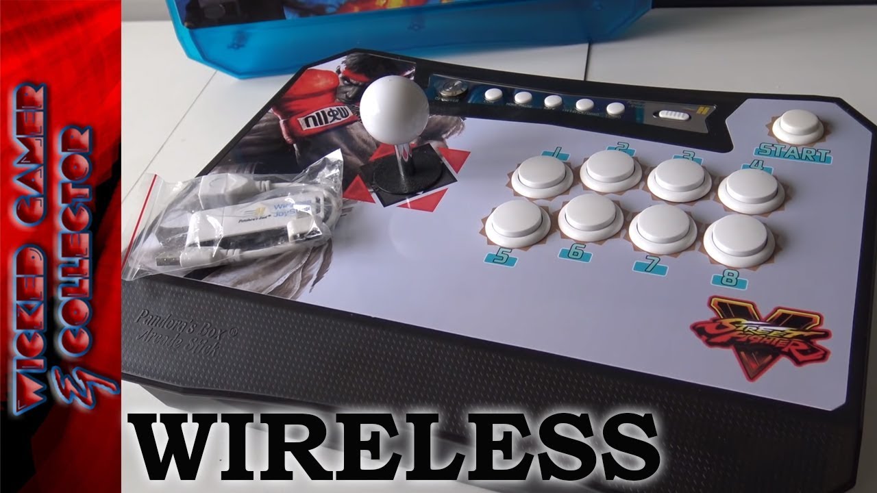 Wireless Pandora's Box - Arcade Fightstick - USB Dongle Review | Game  Console Testing - YouTube