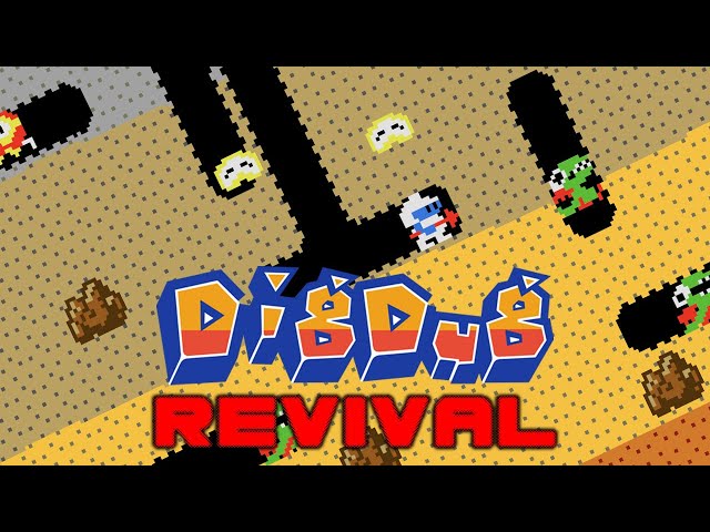 Classic C64's Dig Dug gets special enhanced version by Hokuto