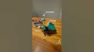 [ Servo operation verification ] ESP32 + PCA9685 + MG92B (Servo motor)