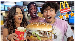 Mom Tries Travis Scott Meal At McDonalds *TASTE TEST* (is it LIT?)