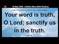 20 May 2026 Catholic Mass Bible Reading