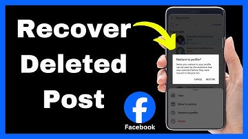 How To Recover A Deleted Post On Facebook - Quick Tutorial