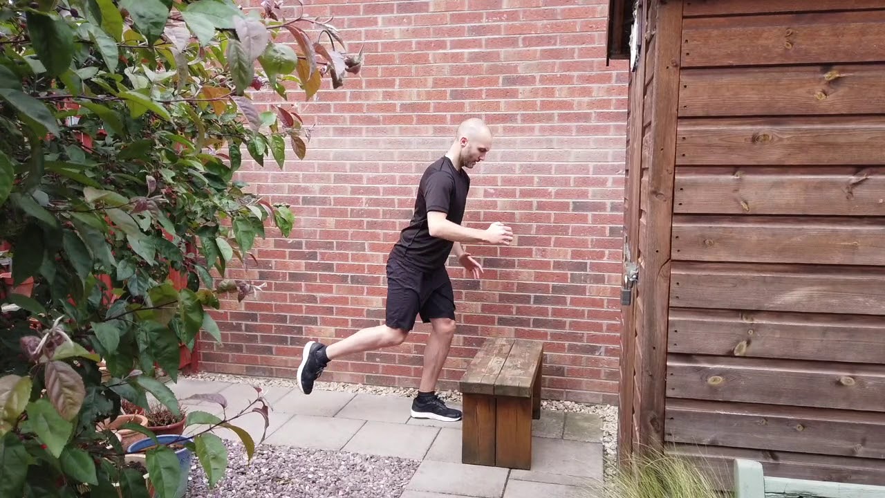 Step Up to Reverse Lunge - YouTube