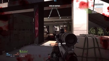 Battlefield 4™ 7 Kills quick Scoping SRR-61 Sniper