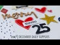 December Daily® Supplies 2017