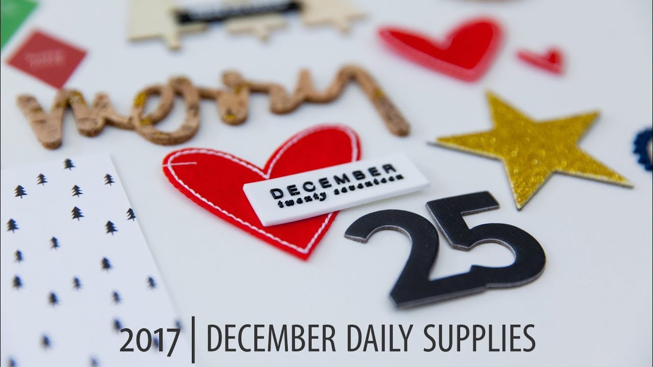 December Daily® Supplies 2017