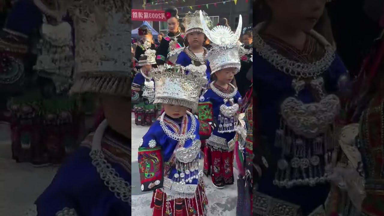The Little Girl Looks Gorgeous In Her Traditional Dress Shorts