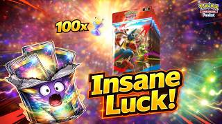 INSANE Pulsing Aura 100 Pack Opening?! 🔥 Pokemon TCG Pocket