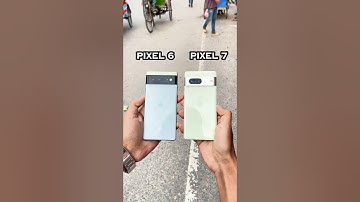 Google Pixel 6 Vs Google Pixel 7 || Camera Zoom Test! #shorts