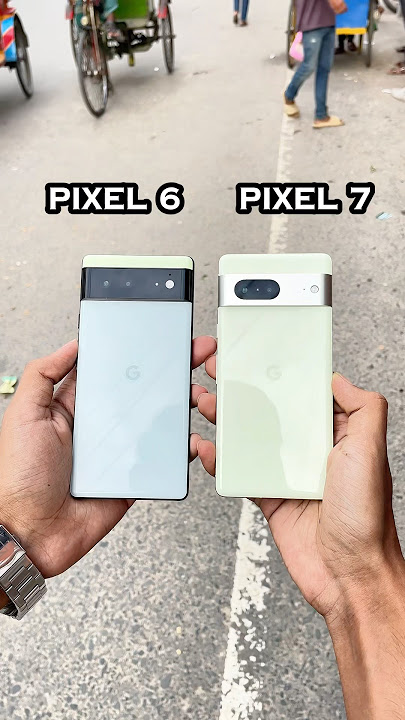 Google Pixel 6 Vs Google Pixel 7 || Camera Zoom Test! #shorts