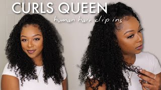 Installing Curly Clip Ins Using the Flip Over Method