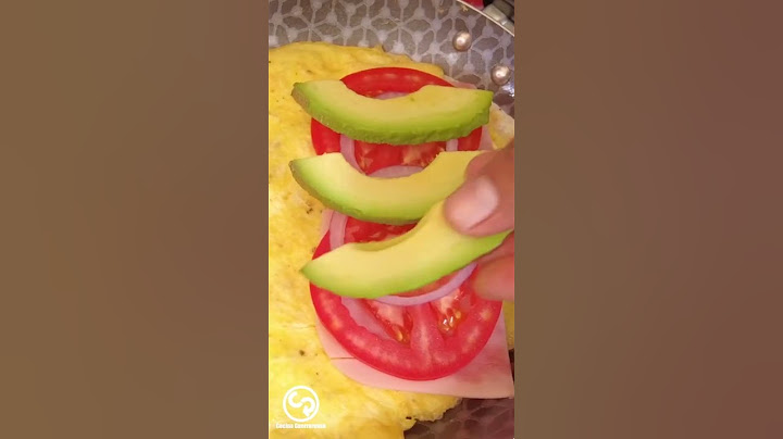 Omelet con tortillas de harina