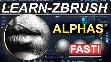 ZBrush - Alphas Explained (In 2 MINUTES!!)