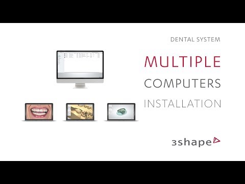 3Shape Dental System - How to Install Dental System on Multiple PCs in a Client Server Setup