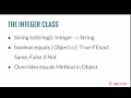 Lecture 66 – The Integer and Double Wrapper Classes