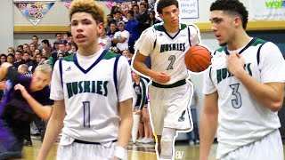 FRESHMAN LAMELO Was ALREADY NICE! Lonzo \& LiAngelo DROP 50: PRIME CHINO HILLS vs Rancho Cucamonga