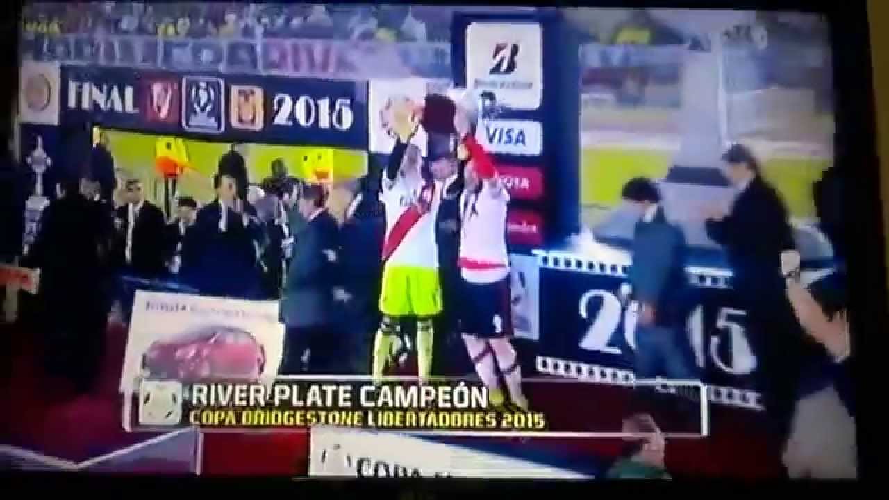 Asi levanto River Plate la Copa Libertadores de America 2015 en el ...