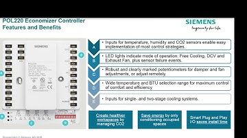 Product Review: The New Siemens POL 220  Economizer  Control