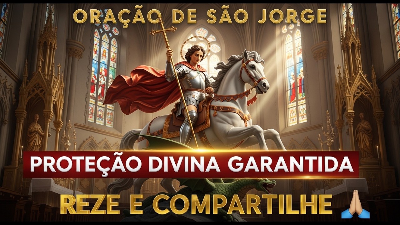 ESCUDO PROTETOR DE SÃO JORGE - Oração Contra Inimigos Visíveis e Invisíveis