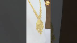 ✨Layered Design Gold Covering Haar & Jhumkas | South Indian Style5✨#shorts