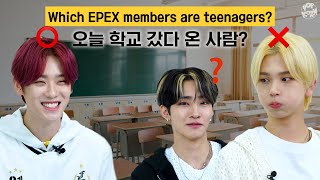 [EPEX] (ENG) 미성년자 멤버를 찾아라 / Which EPEX members are teenagers?