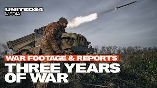 Three Years of War: Surrounded by the Russians, Ukrainian Dronеs Chаse 🇷🇺 Tanks, Battle for Kursk