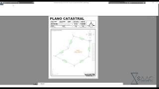 AutoCAD Civil 3D  Escala, Membrete y Presentación de Plano Catastral