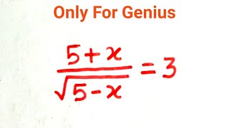 Olympiad Algebra Problem | 99% Students Fail | Math Olympiad 