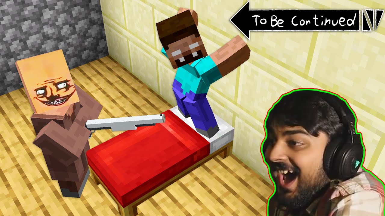 GOOD HEROBRINE😂 MUTAHAR LAUGH in Minecraft Meme #5 !