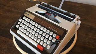 TypewriterMinutes-Typewriter Review: 1979 Brother Deluxe 1350