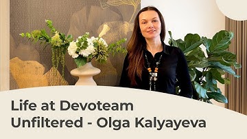 Life at Devoteam Unfiltered - Olga Kalyayeva Cloud Security Architect at Devoteam