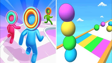 Layer Man 3D 🆚 Ball stacking 🔥vs - All Levels Gameplay walkthrough Android iOS Ep1🎮🎯🆚