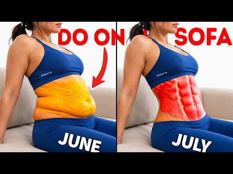Your Stubborn Belly Fat Will Disappear After This | Sofa Workout
