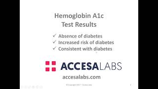 Hemoglobin A1c Test: Results Overview by Accesa Labs 2,597 views 6 years ago 1 minute, 45 seconds