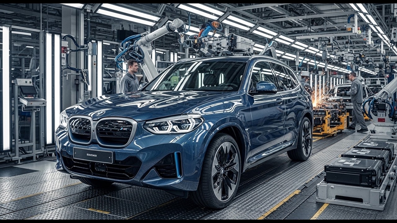 Inside BMW iX3 EV Factory | How Luxury Electric SUV Is Made