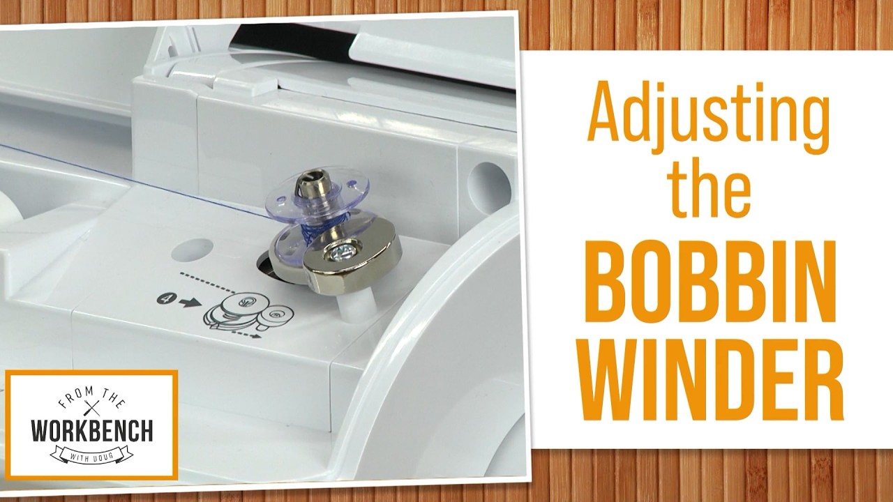 Регулировка намотчика шпульки: с рабочего места