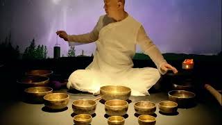 Tibetan Bowl Serenity: Tranquil Vibes:#singingbowl#meditationmusic#soundbathssleep