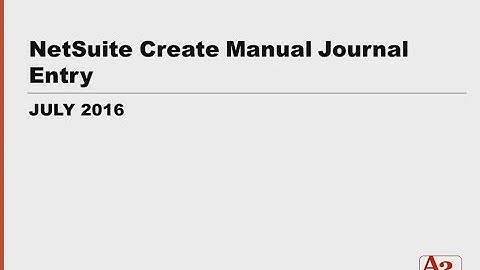 #52 | NetSuite Create Amortizing Journal Entries