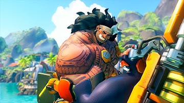 Overwatch 2: S8 - Mauga Main Menu LIVE Wallpaper [4K 60fps + Music Theme]