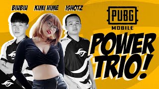 MVP iSHOTz Plays w/ BiuBiu & Kimi Hime for a Steaming Chicken Dinner | PUBG Mobile