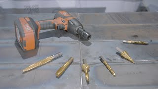 VersaDrive® Rapid-Lock adapters in use with Fein Cordless Impact Wrench & Magnet Drill